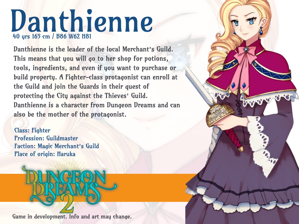 Danhienne is back! #illustrator #anime #game #gamedev #indiegame #rpg #jrpg #dungeon #dreams #dating #simulation