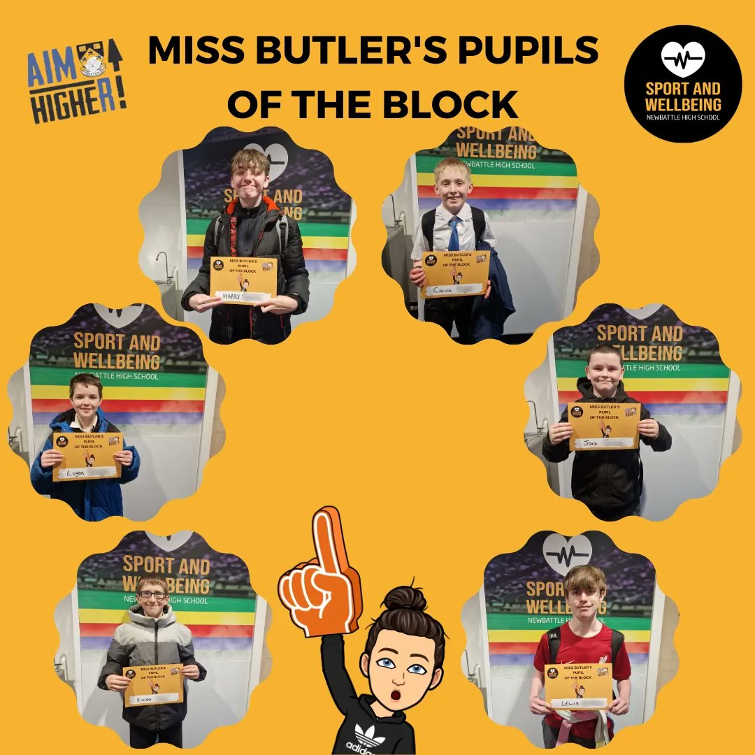 NewbattlePE's tweet photo. ⚫️🟡 BLOCK 3 &amp; 4 PUPILS OF THE BLOCK 🟡⚫️

@Mr_RileyPE 
@MissButlerPE 
@MissmannionPE https://t.co/veDyXMVVtJ