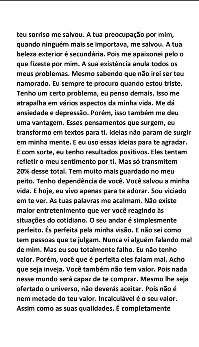 NtlTextos's tweet photo. Um texto que eu fiz em uma madrugada qualquer. 
Contexto: Eu estava apaixonado. https://t.co/R7FBKEzmQd