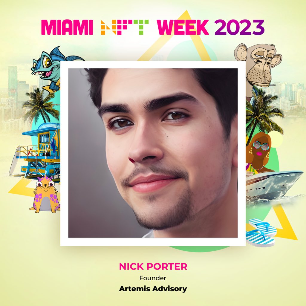 Very excited to announce that I’ll be speaking at <a href="/MiamiNFTweek/">#MiamiNFTWeek</a> this year taking place March 31st through April 2nd! 🎉

I’ll be sharing my perspective on the state of web3, “full-stack communities,” outcome-driven innovation, and more.

See you there! 🌴🍹✨