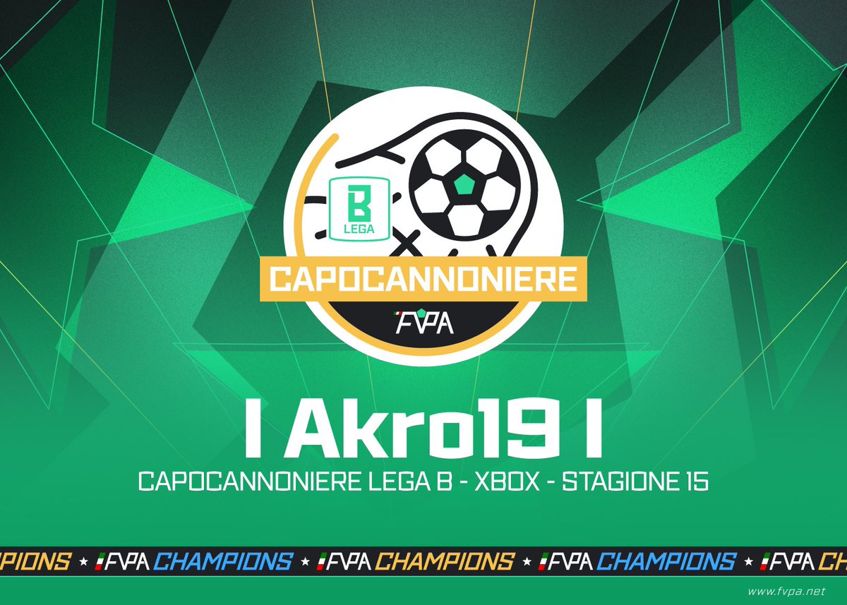 [𝙓𝘽𝙊𝙓] 𝘾𝙖𝙥𝙤𝙘𝙖𝙣𝙣𝙤𝙣𝙞𝙚𝙧𝙚 ⚽️ 𝙡𝙚𝙜𝙖 🅱️

👤 <a href="/akronix19/">I Akro19 I</a>
⚽️ 36
𝙏𝙚𝙖𝙢: <a href="/invictusxboxesp/">INVICTUS</a> 
📊 ➡️ fvpa.net/players/3980