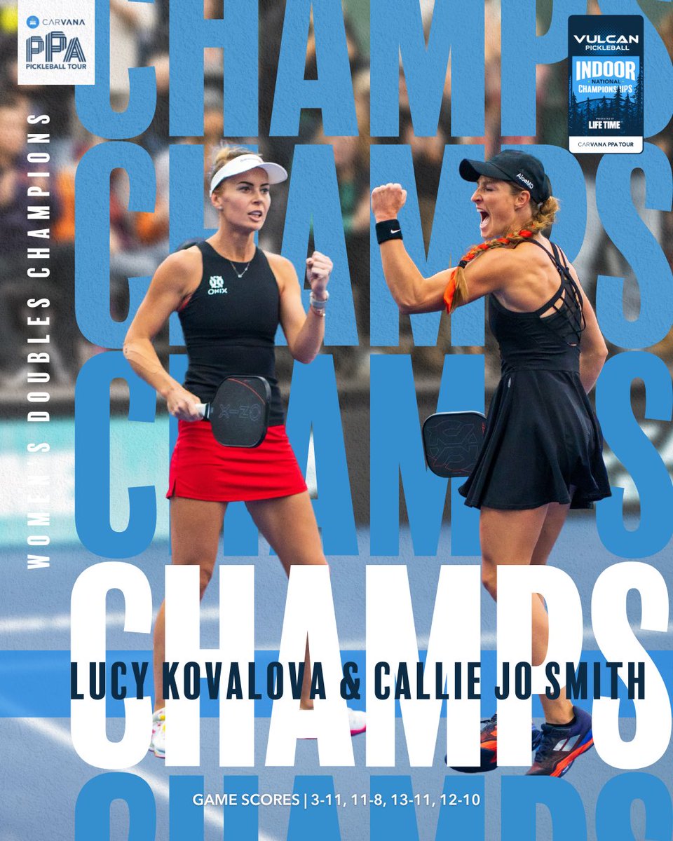 Women’s Doubles Champions 🏆