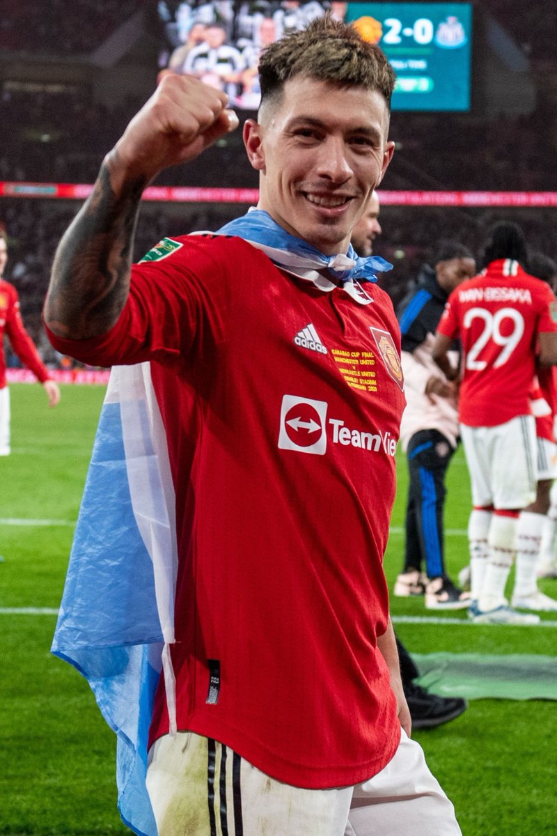 HQMUFC's tweet photo. Lisandro Martinez 🇦🇷 

 #CarabaoCup https://t.co/HQHAzrzMzC