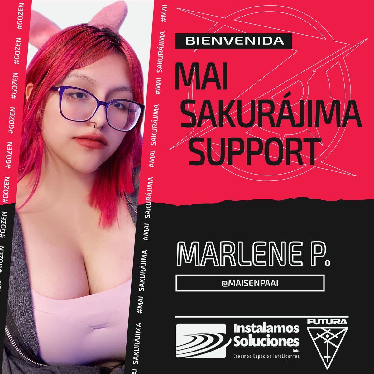 Desde las tierras incas, llega uno de nuestros refuerzos en la bot lane... ¡Bienvenida @maisenpaai !

¡VIVA PERÚ CARAJO!
#PIPIPI #GoZEN #GoMai