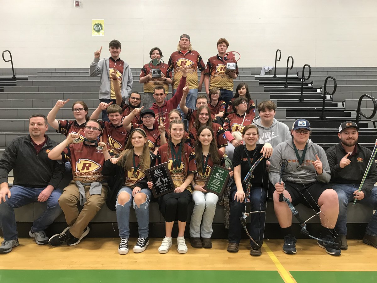 RHS Archery dominated at the Mossy Oak . 1st Place in Bullseye and 3D for the team. <a href="/RHS_SID/">David Limbaugh</a> <a href="/RiverdaleHighTN/">Riverdale HS</a>