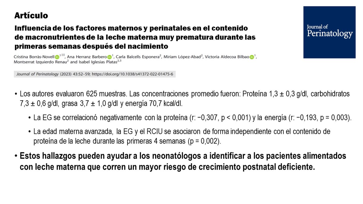 Neonatología al Día tweet media