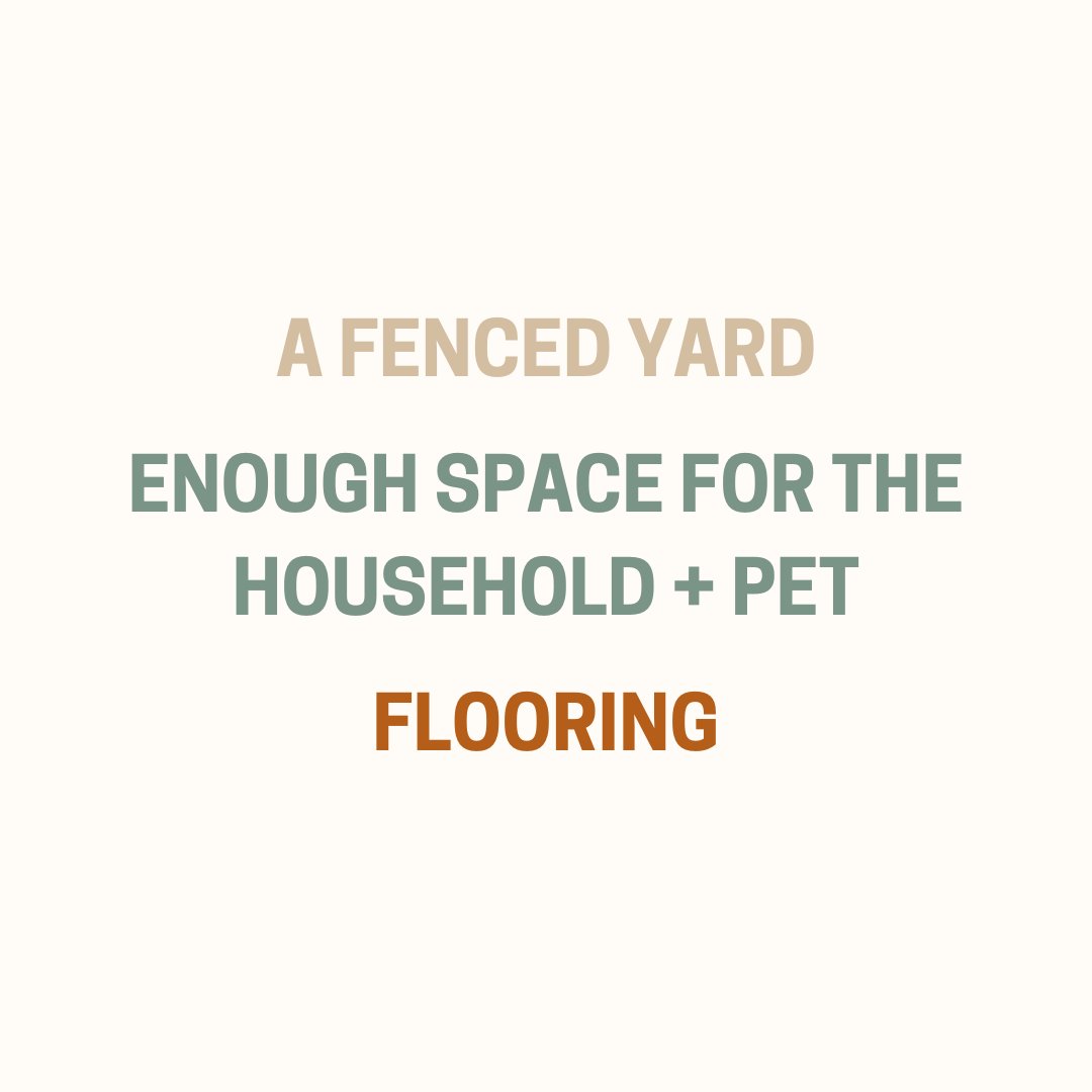 AdvantagePlusTN's tweet image. Top features for homeowners with animals 
↳ A fenced yard
↳ Enough space for the household and pet
↳ Pet-friendly flooring

#Moving #MovingWithPets #HouseHunting #RealEstate