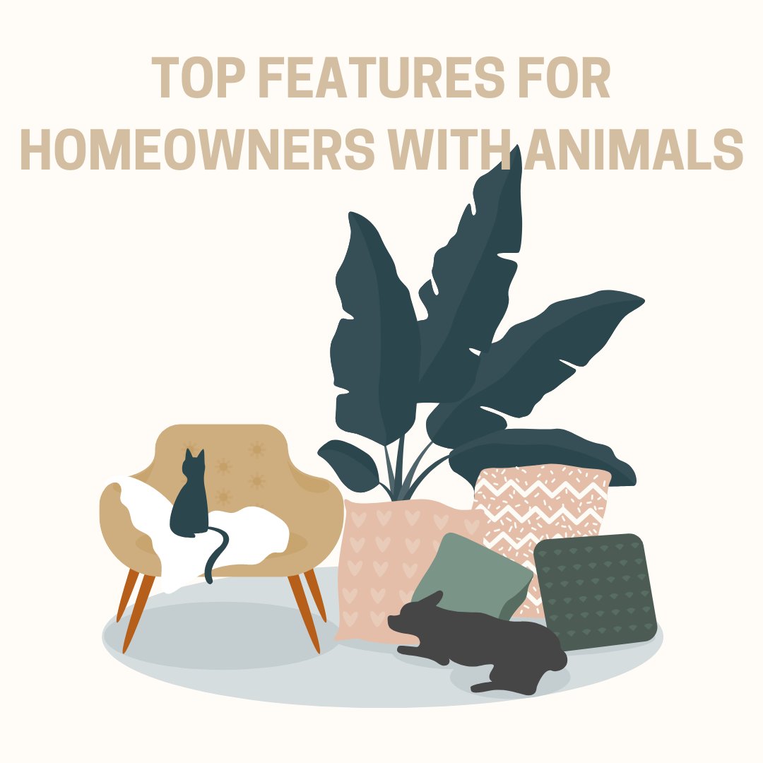AdvantagePlusTN's tweet image. Top features for homeowners with animals 
↳ A fenced yard
↳ Enough space for the household and pet
↳ Pet-friendly flooring

#Moving #MovingWithPets #HouseHunting #RealEstate