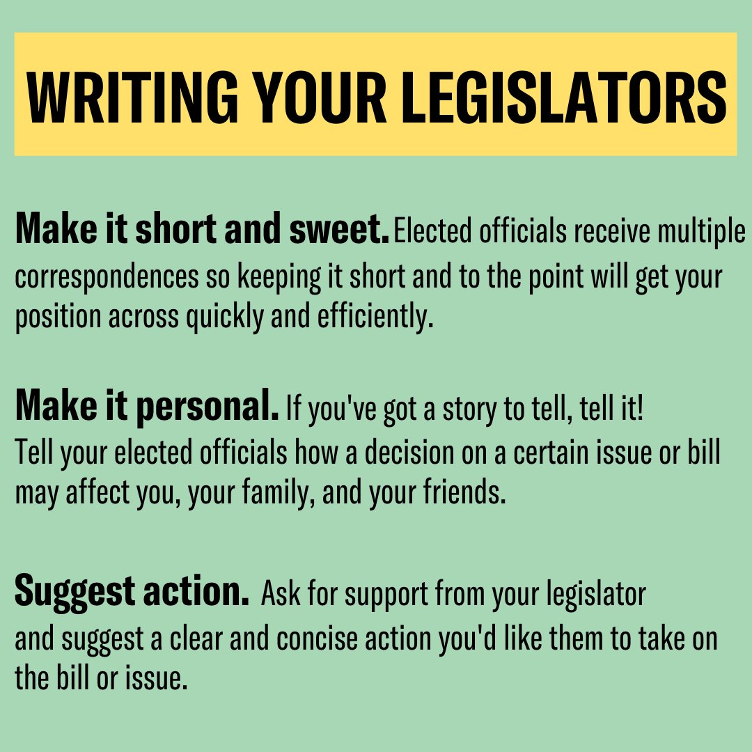 ACLUNV's tweet photo. Contacting your legislators is a great way to make your voice heard, but we know it can be confusing or feel intimidating to meet with an elected official 😵‍💫 here's a couple of helpful tips to keep in mind when contacting you legislators! #NVLeg23

https://t.co/pOTI3PR1Ox https://t.co/FYMNUDiJOM