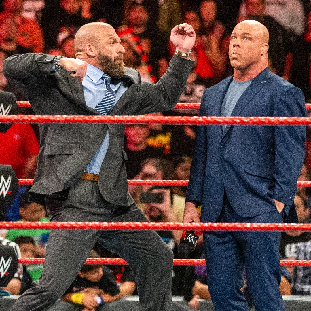 WWE's tweet photo. 5️⃣ Years Ago Today 🤜😒 https://t.co/zmJBKeEBRZ