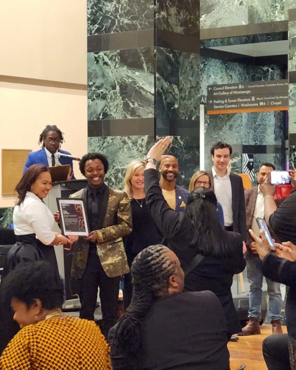 JudyL_88's tweet photo. Listening to the amazing #jeanaugustine speak at the Celebrating Black Excellence event at #Mississauga City Hall on Friday night. What a trailblazer! Did you know she was instrumental in bringing #BlackHistoryMonth to Canada? https://t.co/4bQgbLph85