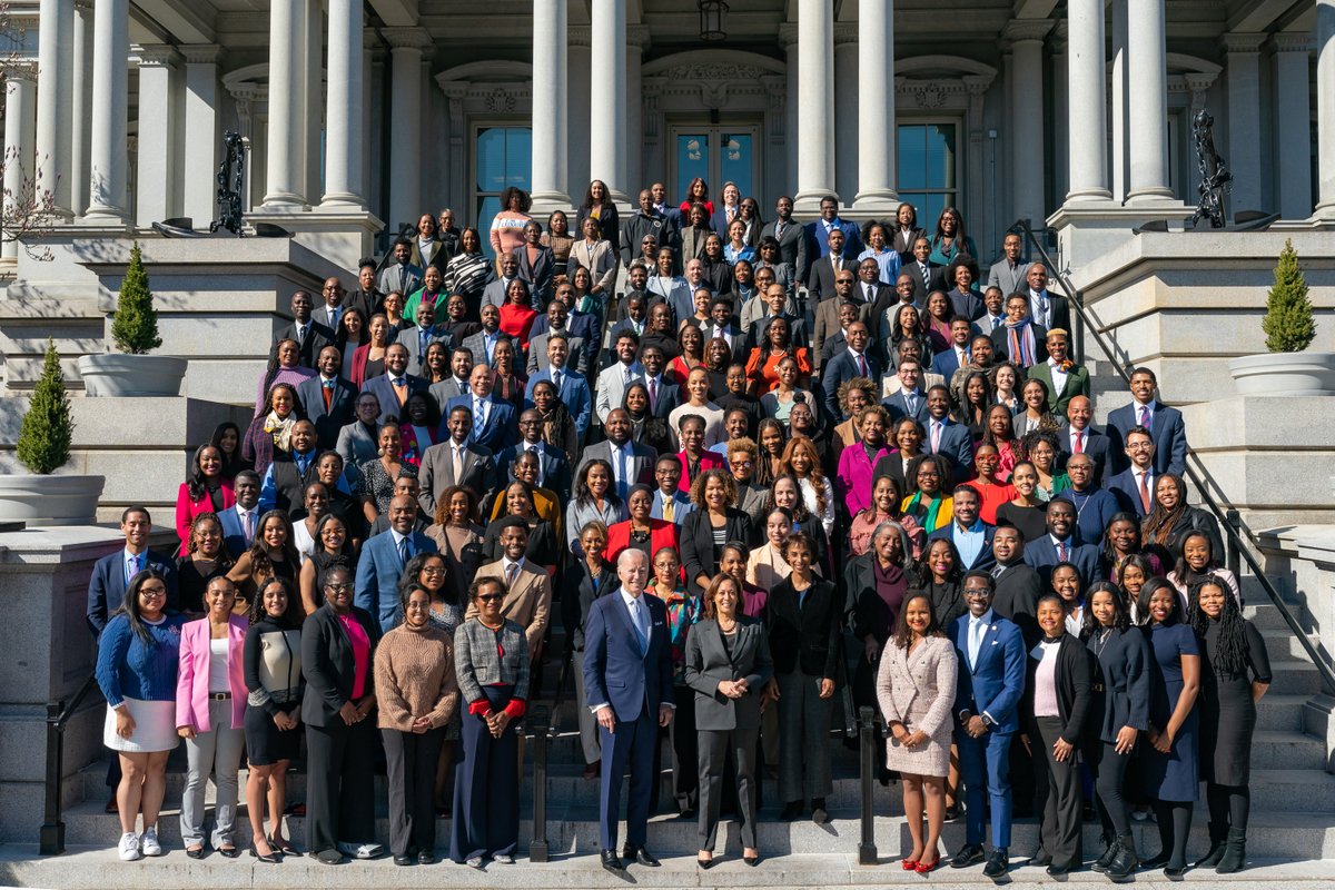 The White House 46 Archived (@whitehouse46) on Twitter photo Black members of staff from across the Biden-Harris Administration met with <a href="/POTUS/">President Donald J. Trump</a> and <a href="/VP/">Vice President JD Vance</a> in celebration of Black History Month.
Our Administration is proud to recognize the Black staffers who lead on and are helping create a more fair and inclusive democracy across our nation. Black members of staff from across the Biden-Harris Administration met with <a href="/POTUS/">President Donald J. Trump</a> and <a href="/VP/">Vice President JD Vance</a> in celebration of Black History Month.
Our Administration is proud to recognize the Black staffers who lead on and are helping create a more fair and inclusive democracy across our nation.