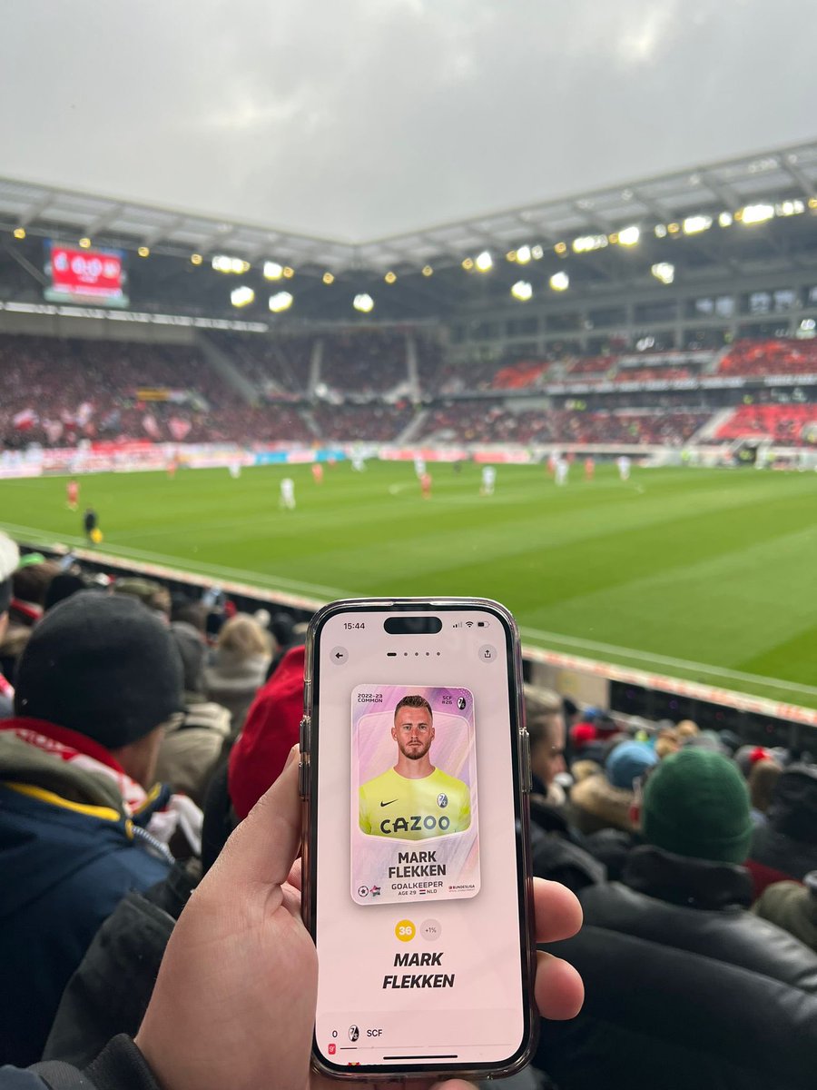 MMichi1704's tweet photo. Thanks @sorare for the amazing tickets and thanks @spicerqq for building and supporting the german sorare community.  
And shotout to  @cristofanity und @bruhagan for giving this opportunity 
 Follow our Sorare Community and join the Game ! 
 #SorareOnTour

#scfreiburg #Sorare https://t.co/KkWqNTf5L0