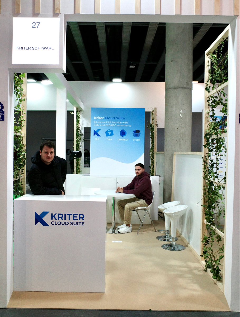 joanmorabosch's tweet image. Ready #MWC23 #Barcelona #KriterSoftware #RepCamp #CRM #IOS #Android Proud member of #KriterCloudSuite #KriterERP Congress Square Stand CS210 #GovernmentofCatalonia 💪🏻💪🏻