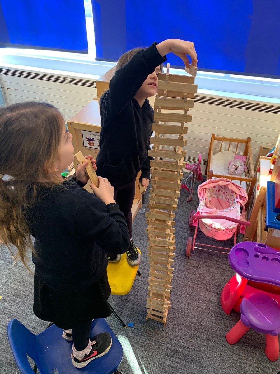 GracemountPS's tweet photo. P1/2 are loving experimenting with the Kapla. 
They have also been looking at forces and energy through the topic of Robots. This has also linked nicely with maths and positional and direction language. 
Check out the videos in the comments. https://t.co/VJZ73zcgi9