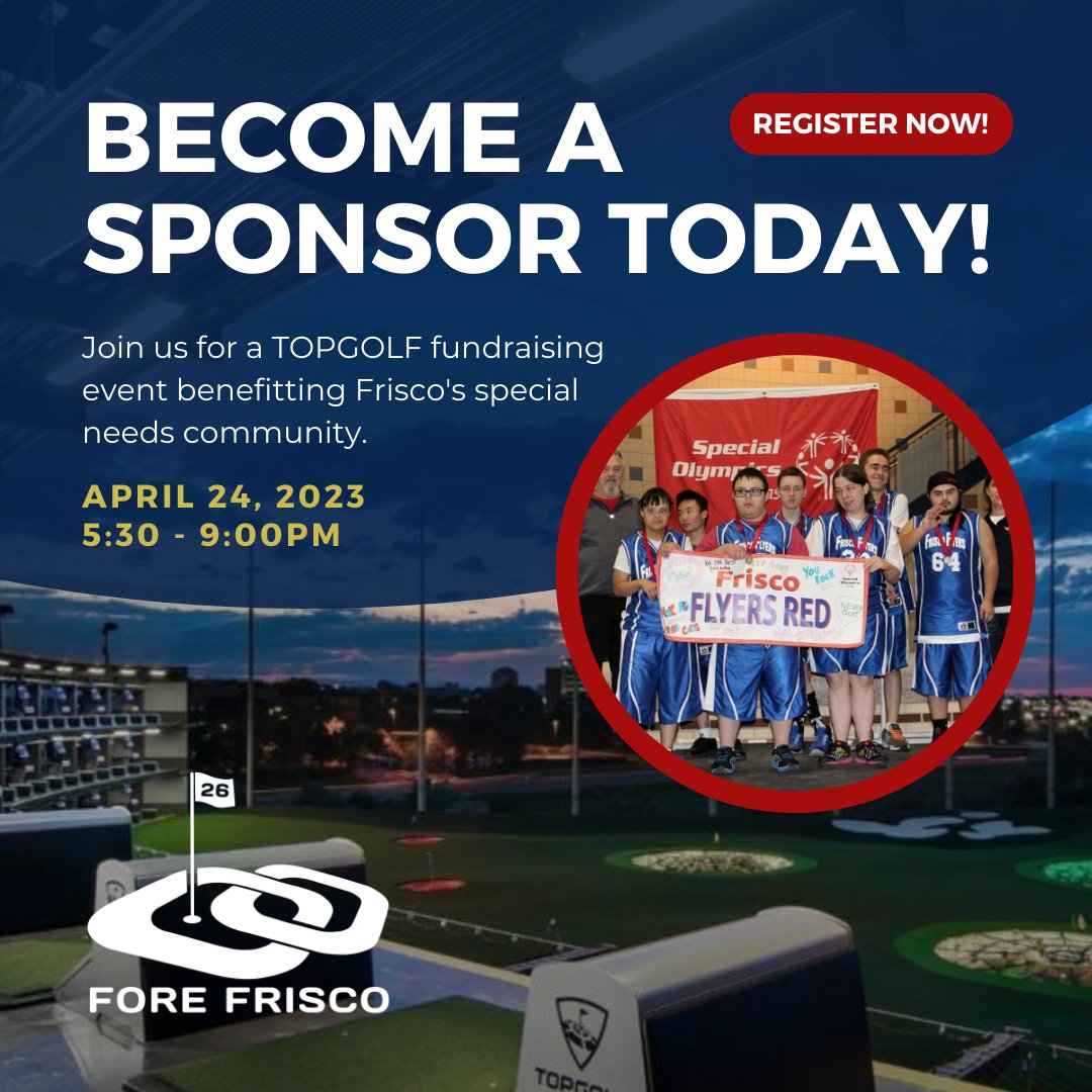 fore_frisco's tweet photo. Learn more about our sponsorship opportunities here: https://t.co/XB1YadmoLb 
Join us as we work to make a difference in the lives of Frisco families with special needs children and adults. https://t.co/jbwXAZIFn6