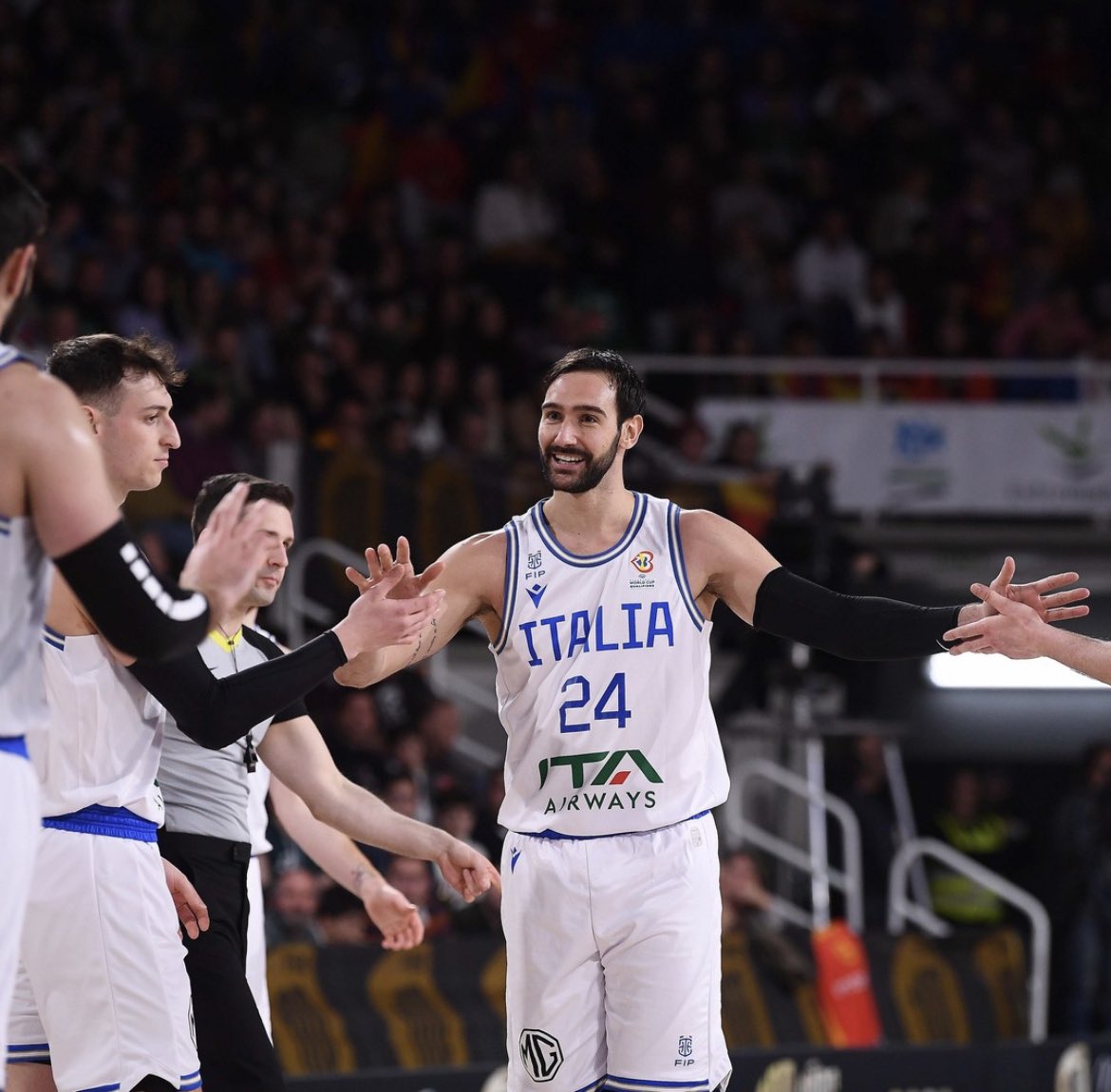 Vittoria in Spagna di gruppo, da gruppo💪🏼 bravi ragazzoni 💙🇮🇹 <a href="/Italbasket/">Italbasket</a> #FIBAWC2023