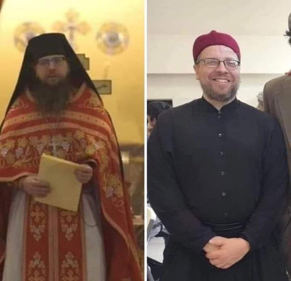 HalalNation_'s tweet photo. Father Hilarion Heagy embraces Islam ❤️ make dua for him https://t.co/PTdcW1Rjwa
