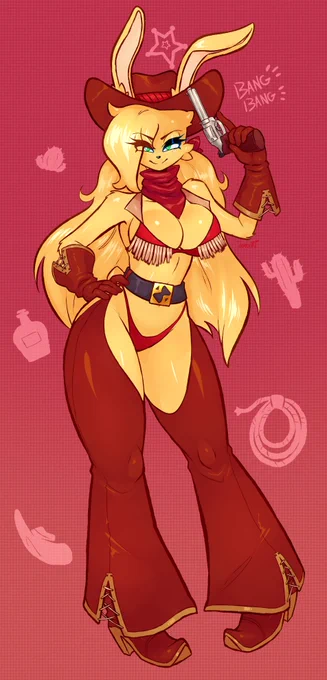Skimpy cowgirl repost 