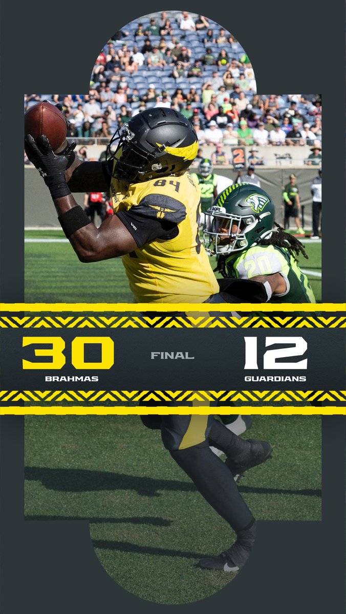 UFLBrahmas's tweet photo. GAME! 

Let’s Go! 1-1. On to week 3 but first we celebrate! 

#XFL2023 | #HornsForward https://t.co/ObhnYfLWXd