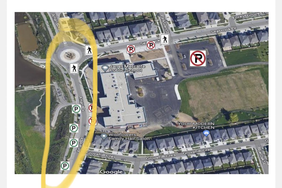 Just a friendly reminder about the parking area along Amand Drive (Kindergarten outdoor area). Please do not park in the bus area or by the round about. Also it is a 30 km zone and no U-turns. 
We need to keep our students safe while arriving and departing from school!