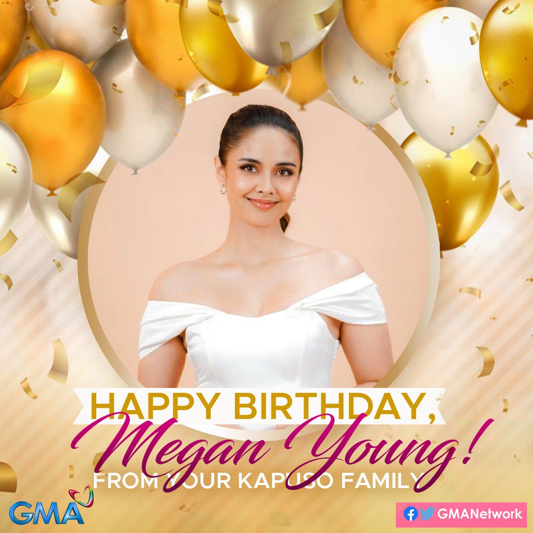 #HBDKapusoMegan! Wishing you good health, happiness and success! 🎉