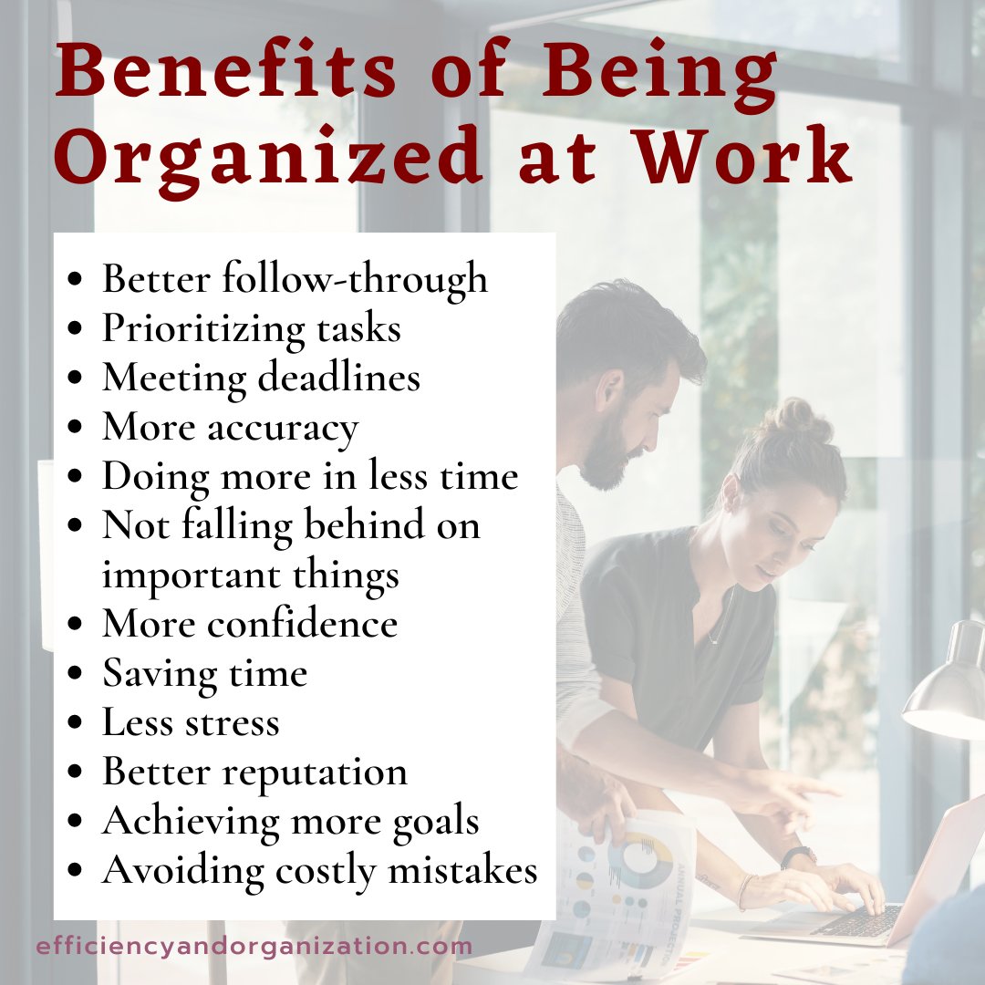 DrRHernandez's tweet photo. Benefits of being organized at work...

#organizedatwork 
#organizingskills
#organizingtips 
#organizedworkspace
#organizinghabits

https://t.co/aX1FKLgAlh https://t.co/PpHKUztWeS