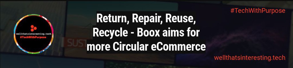 By digitising the return path, Boox aim to incentivise a high return rate through future discounts and offers.

Read the full article: Return, Repair, Reuse, Recycle – Boox aims for more Circular eCommerce
▸ lttr.ai/7vQf

#packaging #Recycling #SDGs