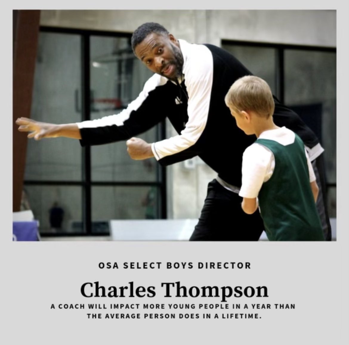 HE’S BAAAACK!! We are extremely excited to have Charles Thompson back with OSA! Another huge addition to our TEAM! Welcome Back, Charles‼️