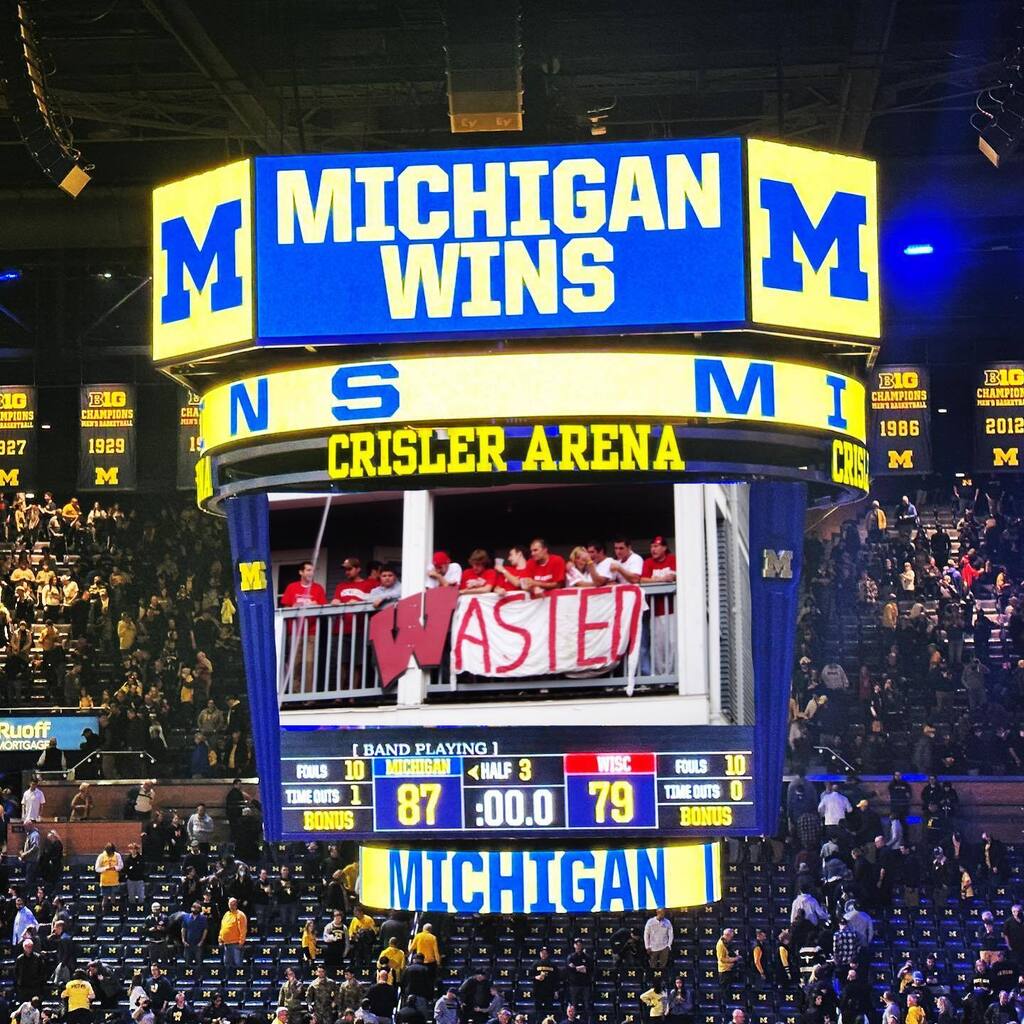 umtailgate's tweet photo. These play-in games are exciting.  Love you Madison.  Thanks for stopping by.  #goblue #wintherest https://t.co/EpDkjivEGr https://t.co/S3VqIXPNuX