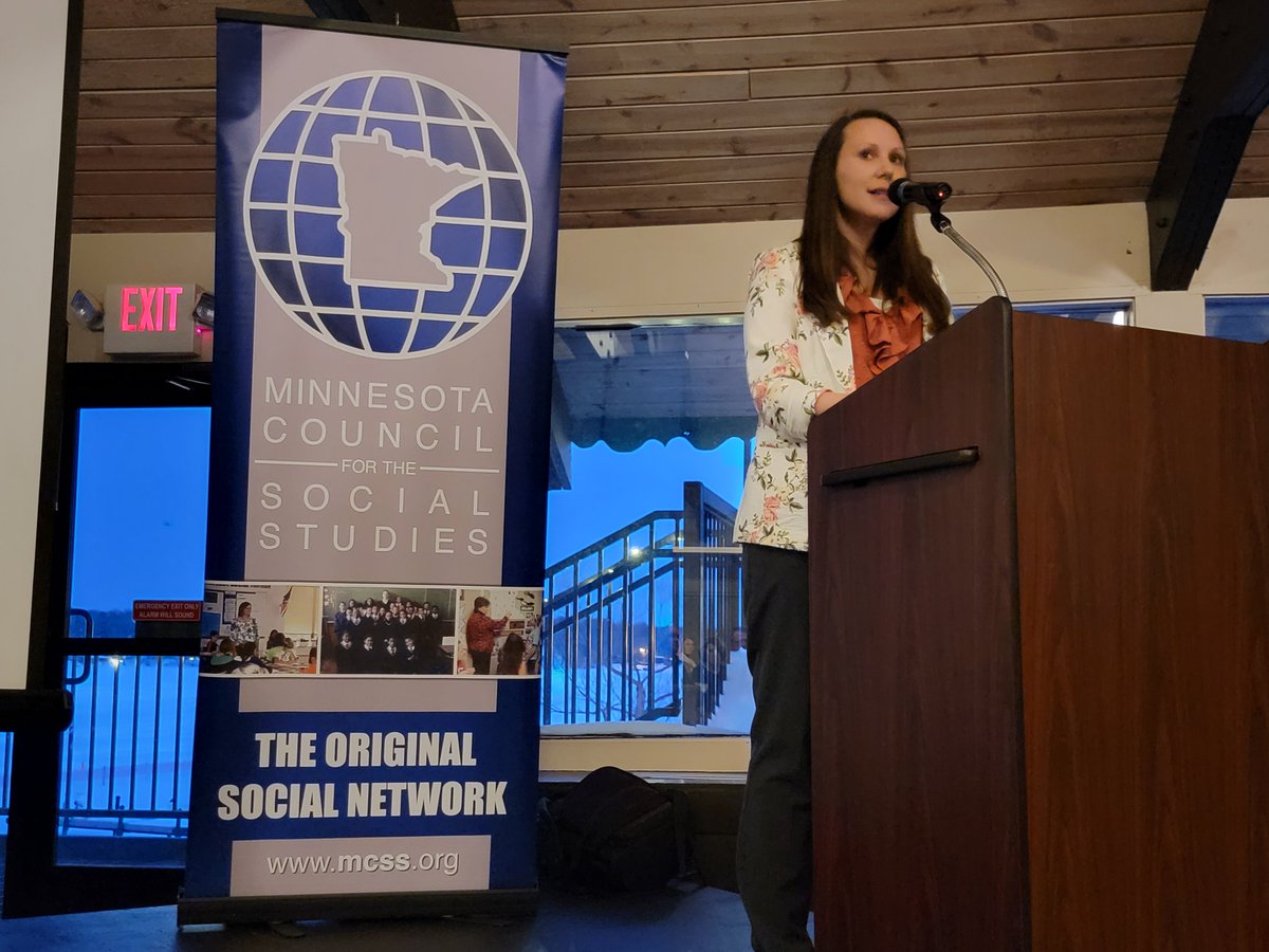 Congratulations to @MarandaCamero13, our 2023 <a href="/SocialStudiesMN/">MCSS</a> Middle School Teacher of the Year. Your passion and dedication are inspiring, refreshing, and energizing. #mcss23