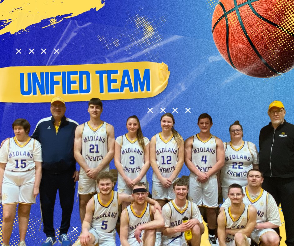 chemicboosters's tweet photo. The Midland High Unified Basketball team played in a tournament today at Bay City Central and went 2 for 2! They all played great and had so much fun

#ChemicPride https://t.co/YrGAzaVTGi