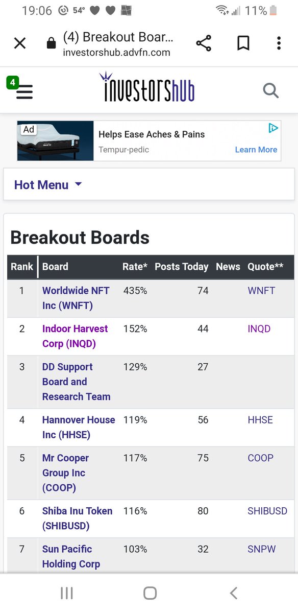 trenskee's tweet image. $INQD in #2 yall on #Ihub