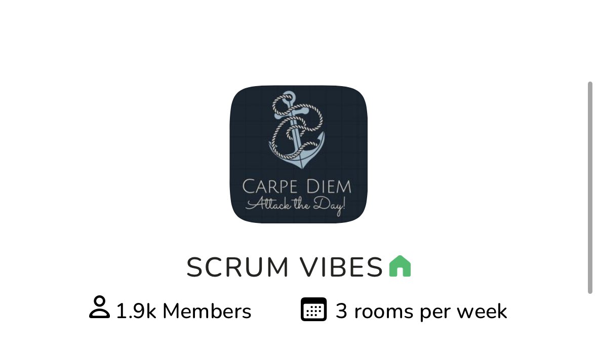 ScrumVibes's tweet photo. Created exactly a year ago, ScrumVibes is the community of practice created by Coach J to augment learning from CarpeDiem training courses and help a community of growing scrum masters all over the world.

Eclectic  blend of music, a whole lot  of scrum and good vibes. 
Join us! https://t.co/8zZKXkbcj0