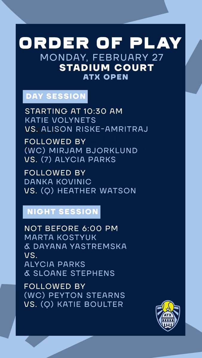 AtxOpen's tweet photo. No Monday blues over here 🤩

#ATXopen https://t.co/QrgLMSep0L