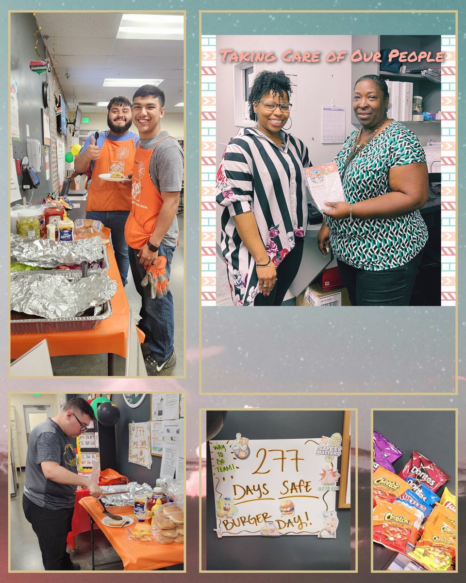 Bravo to Felicia for the food prep for Safety Celebration!!! Thanks so Much!! 277 Safe Days and counting..🎉🎉🎉#SafeDays #SafetyTakesEveryone #OneTeamOneDream