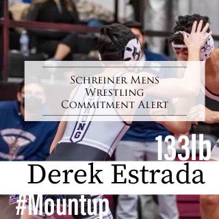 Derek Estrada (@derekhttps) on Twitter photo Excited to announce my commitment to Schreiner University to further my academic and wrestling career!!#Mountup #Scorpionstrong @SchreinerMWR <a href="/Horizon_Wrestle/">Horizon Scorpions Wrestling</a> <a href="/M_JuarezHHS/">Coach Juarez</a> Excited to announce my commitment to Schreiner University to further my academic and wrestling career!!#Mountup #Scorpionstrong @SchreinerMWR <a href="/Horizon_Wrestle/">Horizon Scorpions Wrestling</a> <a href="/M_JuarezHHS/">Coach Juarez</a>
