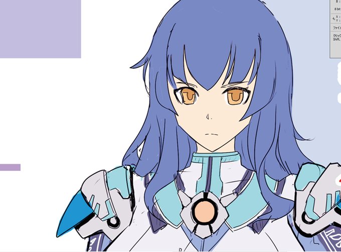 馬ばっかりじゃなくて、ちゃんとこんな感じのヒロインでえっちな絵をかいてます。 