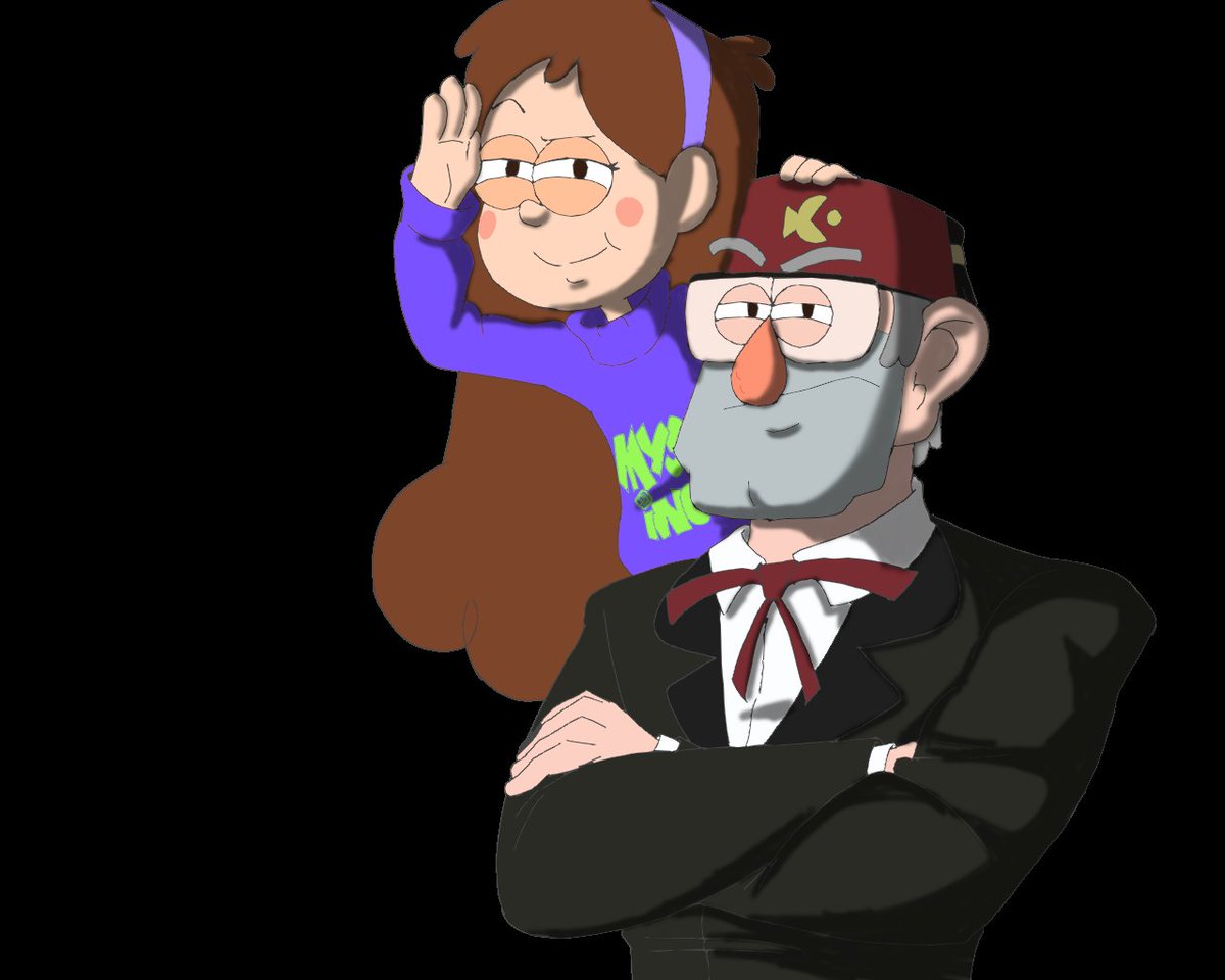 Whatcha looking at?... #GravityFalls #gravityfallsfanart #MabelPines #StanPines #lazyart #fun