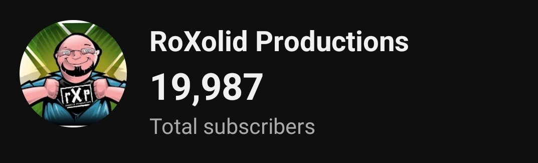 roxolidstudios's tweet photo. Lucky #13 subscribers to go to hit 20k on @YouTube! Join us at https://t.co/TJOTR5EsAG to help push us over the mark before I have to go to work tomorrow!
#SubscriberGoal #LFG https://t.co/zCiO1MLIOR