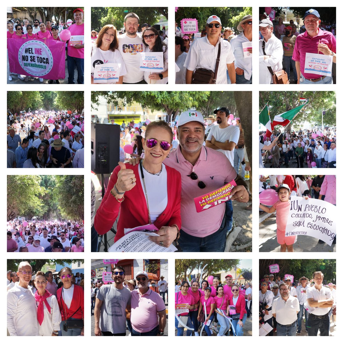 COPARMEXNAYARIT's tweet photo. Hoy desde la ciudad de Tepic, los Nayaritas salimos a la calle a dejar en claro que; No podemos poner nuestra democracia en riesgo

#México no necesita una #ReformaElectoral que impida elecciones limpias y justas.

 #YoDefiendoAlINE
#ElINENoSeToca 
@Coparmex https://t.co/F52aFJRWQc