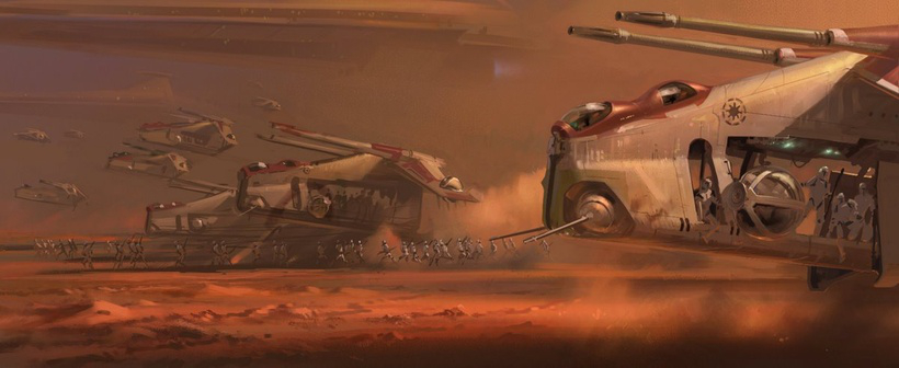 conceptartsw's tweet photo. Star Wars: Attack of the Clones concept art by Ryan Church https://t.co/pqZIlzO9b9