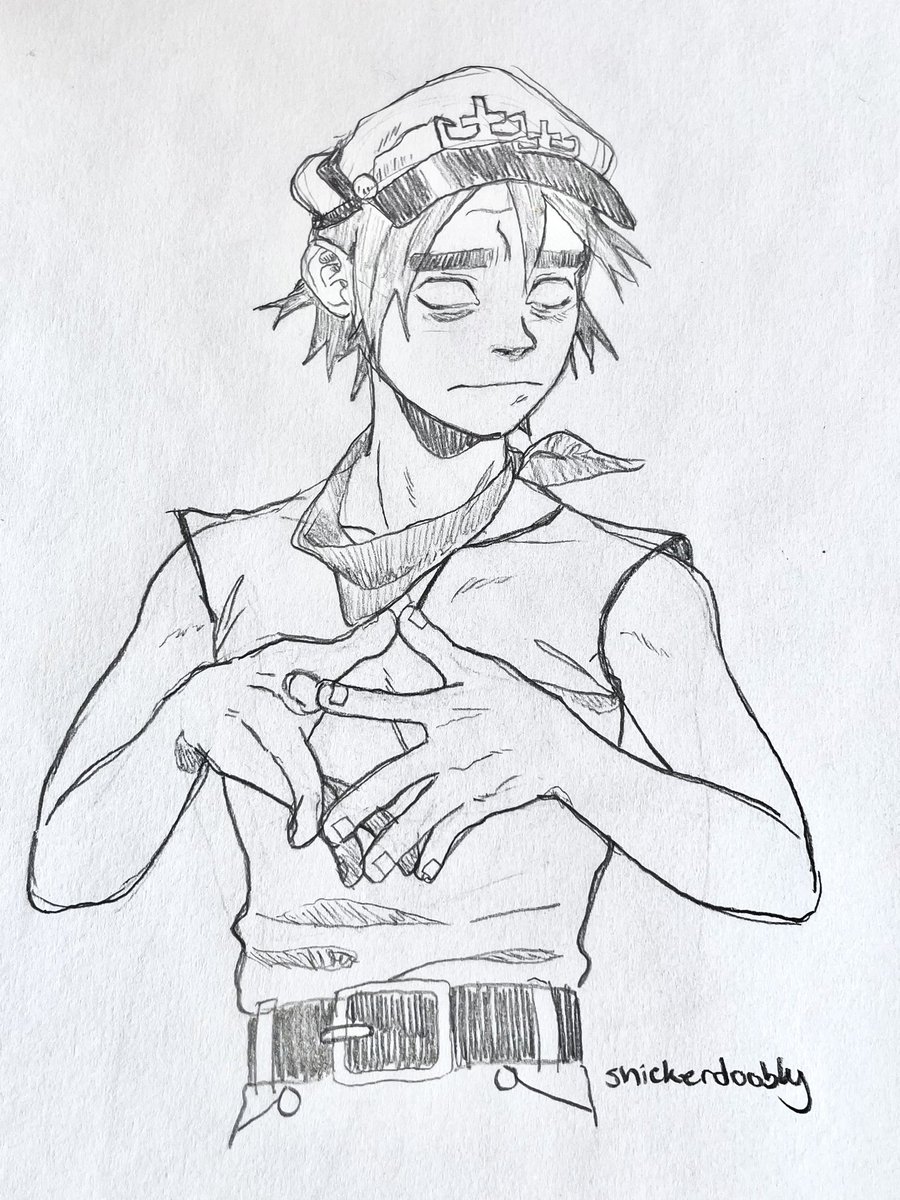 chew dee sketch comm, haven't drawn this man in 50 years 