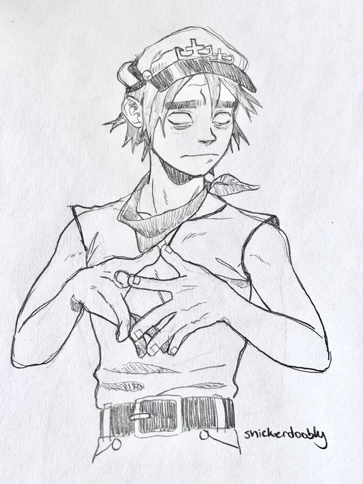 chew dee sketch comm, haven't drawn this man in 50 years 