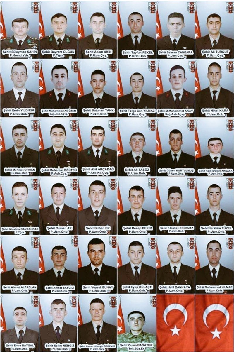 27 Şubat 2020 senesinde Suriye’de Rus ve Suriye Bombardımanı sonucu 34 vatan evladı toprağa düştü..Unutma unutturma ..Allah Rahmet Eylesin mekanları cennet olsun.