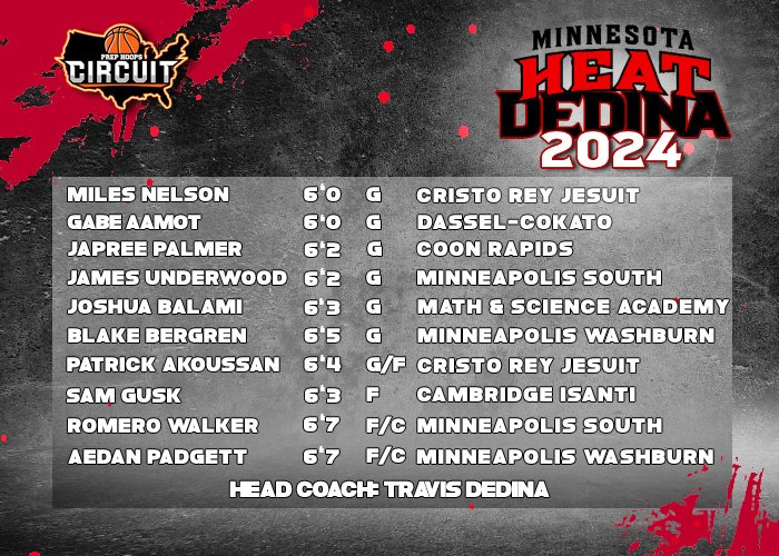 Minnesota Heat Dedina 2028 tweet media