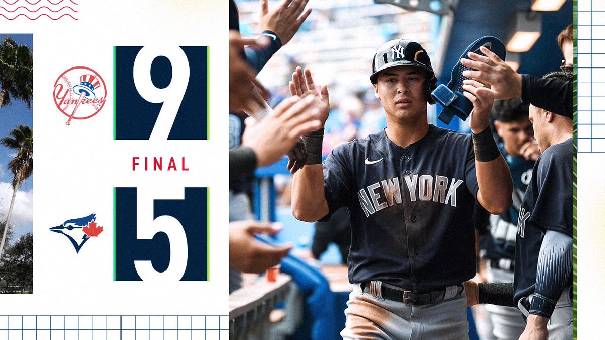 Yankees's tweet photo. Double the Dubs 🙌 https://t.co/C8wOuqvs3f