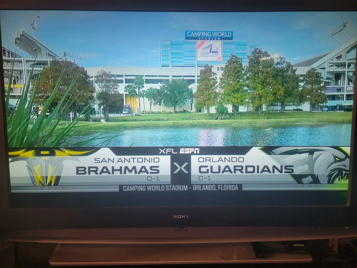tall_ny's tweet image. time for XFL Football---San Antonio Brahmas vs the Orlando Guardians @xfl #xfl #sanantoniobrahmas #orlandoguardians