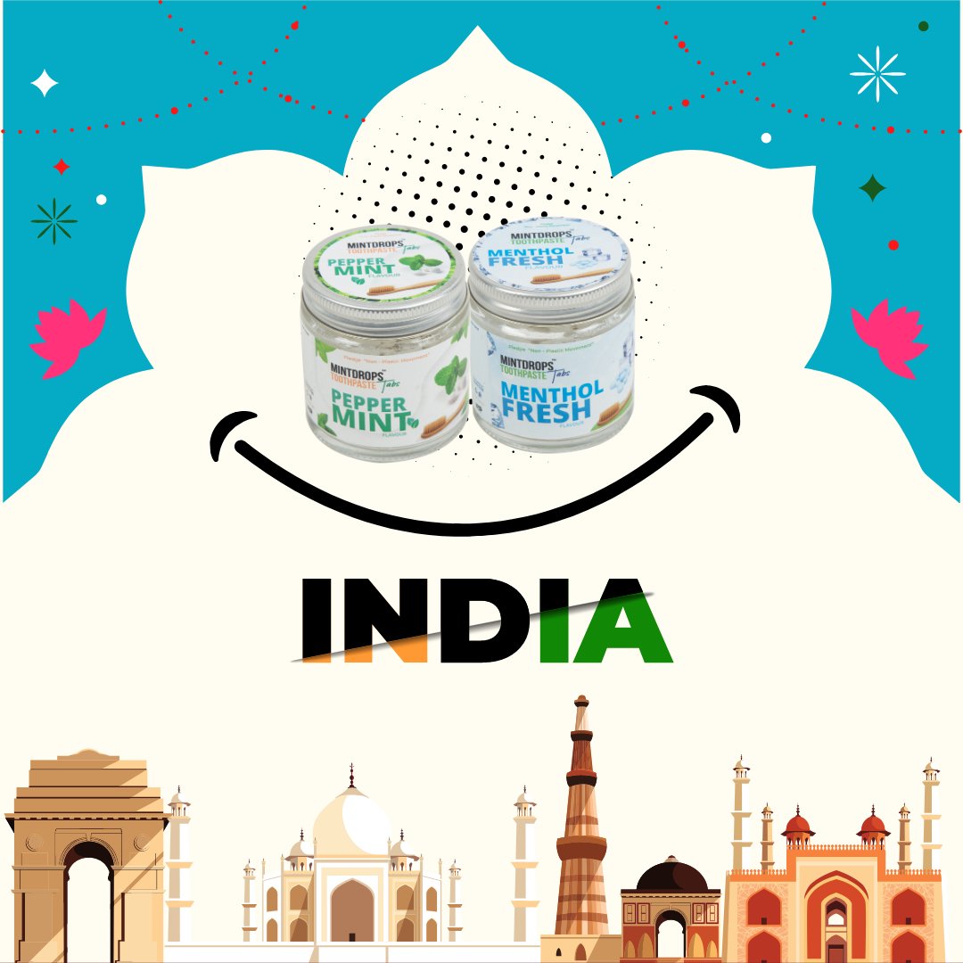 Find out why #India is switching to our toothpaste tabs!

🌱All-Natural Ingredients
🐰Cruelty Free
✨Sparkling Smile
🎁Sustainably Packaged
🔥 amzn.to/3xX6eau

#smile #toothpaste #toothpastetablets #savetheworld #plasticfree #oralcare #mintdropstabs #ditchthetube