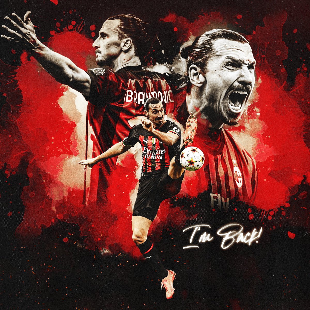 The wait is over 🔴⚫️ 

Make way for <a href="/Ibra_official/">Zlatan Ibrahimović</a> 🦁 

#MilanAtalanta #SempreMilan